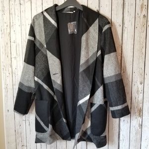 LOGO LORI GOLDSTEIN Jacket Cardigan Medium wrap. 